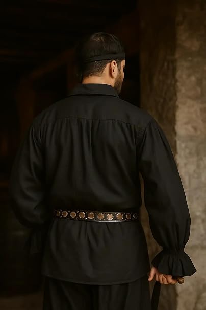 Medieval Poet's Captain Charles Vane Cosplay Costume Pirate Shirt