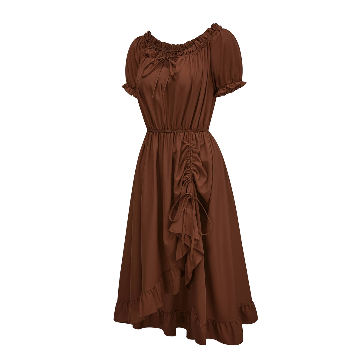 Ruched Cotton Chemise Dress – Renaissance & Faire Ready