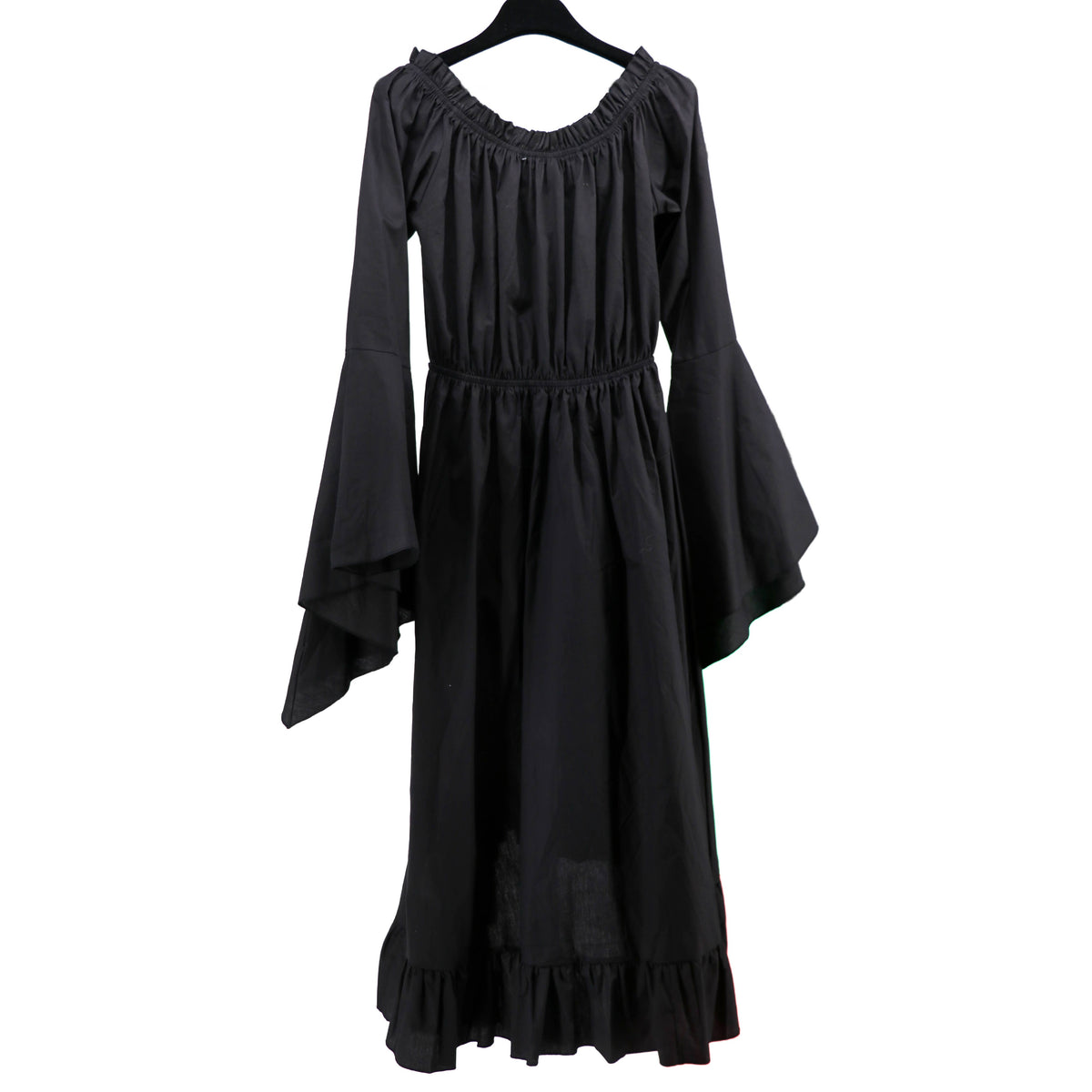 Black Bell Sleeve Chemise Dress – Witchy Cottagecore