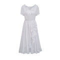 Ruched Cotton Chemise Dress – Renaissance & Faire Ready