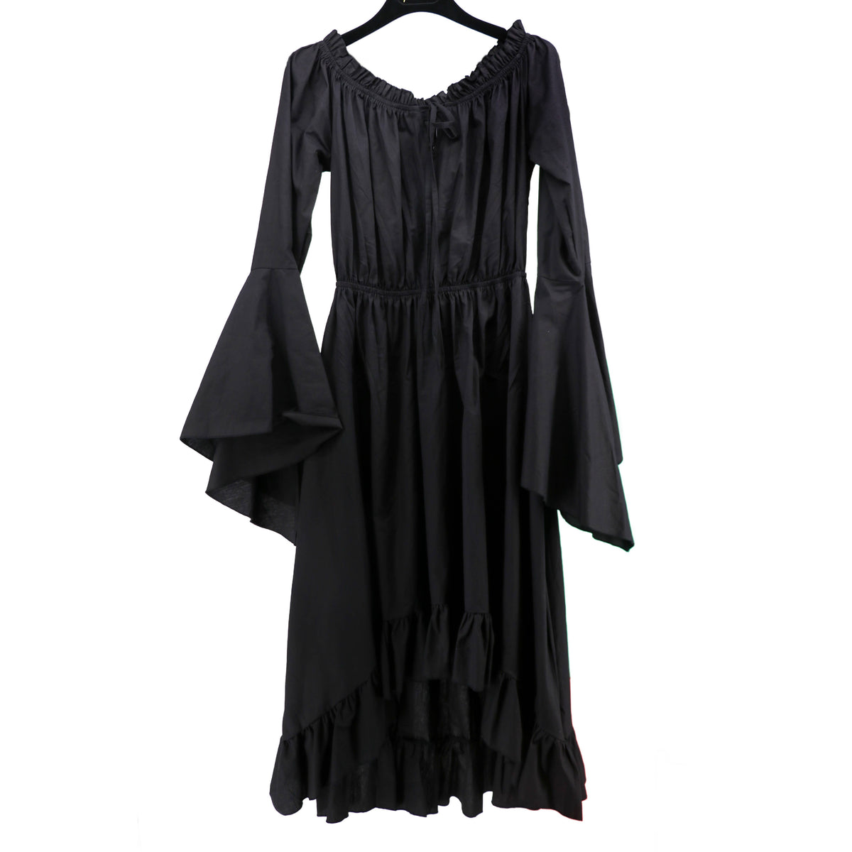 Black Bell Sleeve Chemise Dress – Witchy Cottagecore